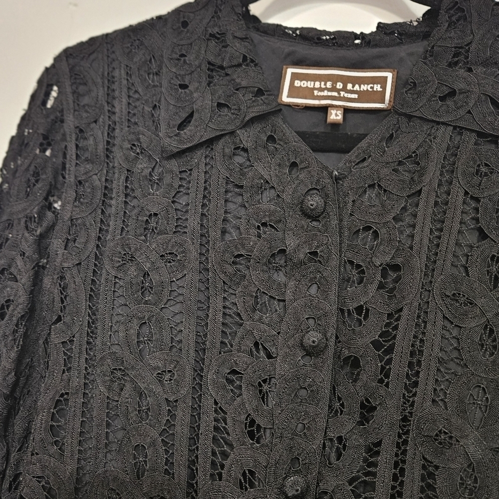 Double D Ranch Black Lace Jacket - Picture 2 of 8